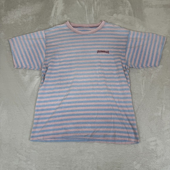Levi's Other - Vintage 90s Levi Strauss &‎ Co. Shirt Mens Large Pink Blue Preowned Striped Tee